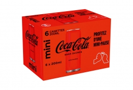 Coca-Cola sans sucres "mini frigo pack"