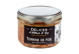 Terrine de foie de poulet au Porto