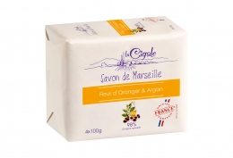 Savon de Marseille Fleur d'oranger & argan