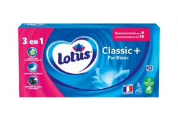 Boîte de 80 mouchoirs Pur blanc Classic +