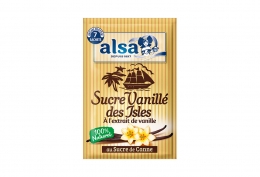 7 sachets de sucre vanillé des Isles