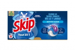 Lessive en doses Skip tout en 1 Active Clean