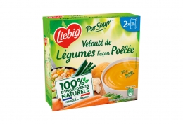 Soupe velouté de légumes façon poêlée