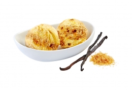 Bac de glace vanille façon crème brûlée