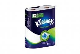 2 rouleaux d'essuie-tout Flexi clean