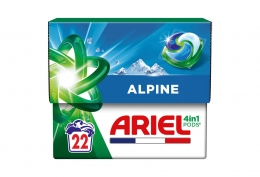 Lessive en doses Ariel Alpine 4 en 1