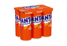 Fanta orange sans sucres