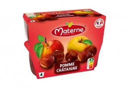 Compote coupelles Pomme châtaigne