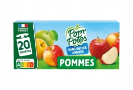 20 Pom'potes pomme nature