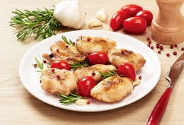 Filets de caille avec peau