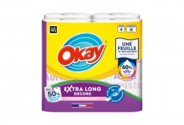Essuie-tout 4 rouleaux XXL décorés