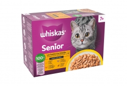 Whiskas "Les festins à la volaille" en sauce chat sénior
