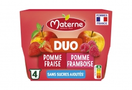 2 pomme fraise, 2 pomme framboise