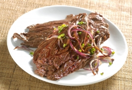 Biftecks bavette d'aloyau de boeuf
