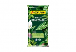 Terreau de rempotage plantes vertes et fleuries