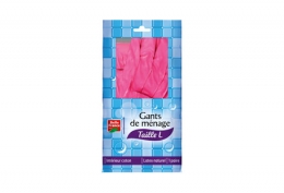 1 paire de gants de ménage rose