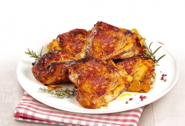 Hauts de cuisses de poulet assaisonnés provençal