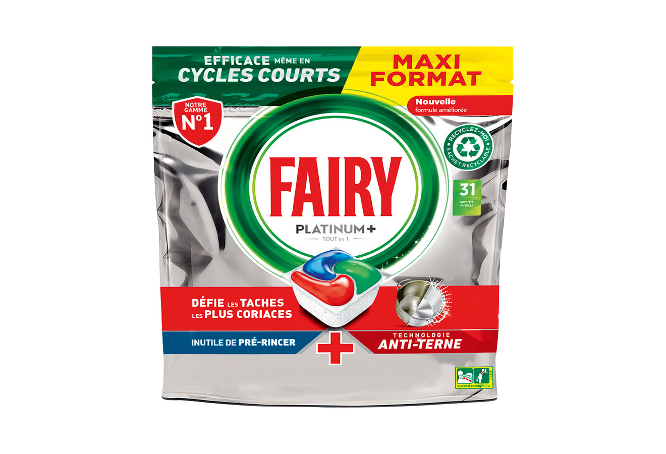 MPSM Fairy Set de nettoyage pour vaisselle – 1 x 320 ml Fairy Original  Liquide avec 1