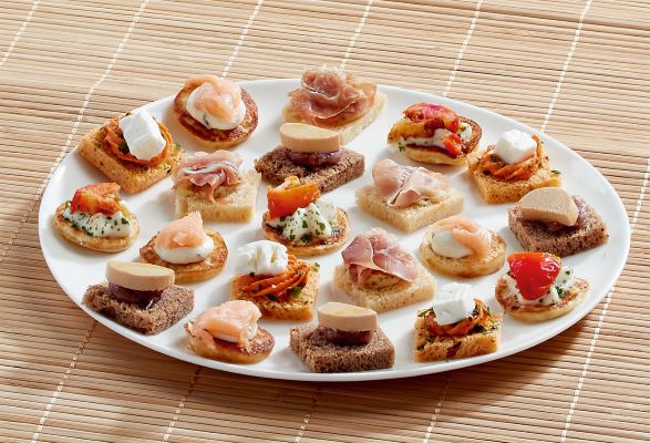 Nos apéritifs et entrées festifs